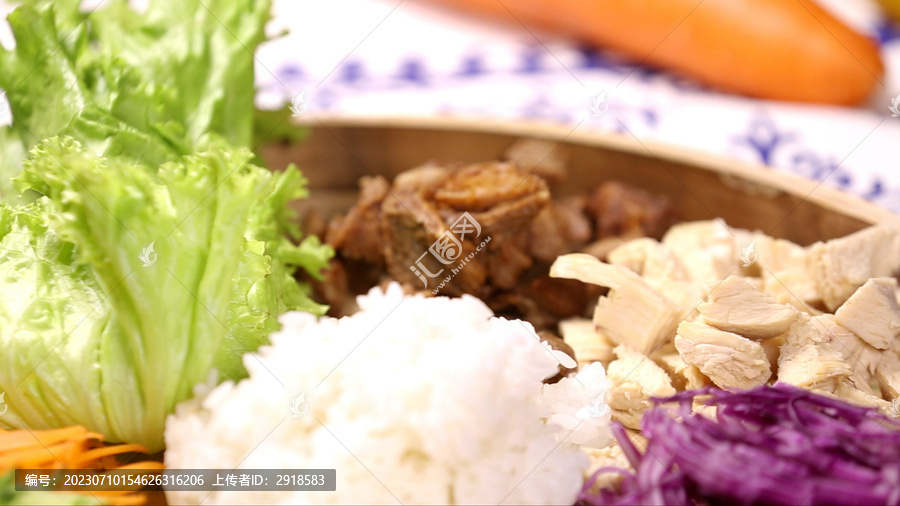 韩式拌饭健康拌饭材料