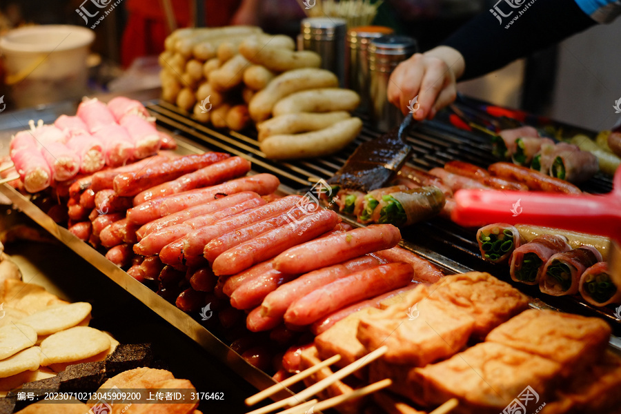 夜市香腸小吃