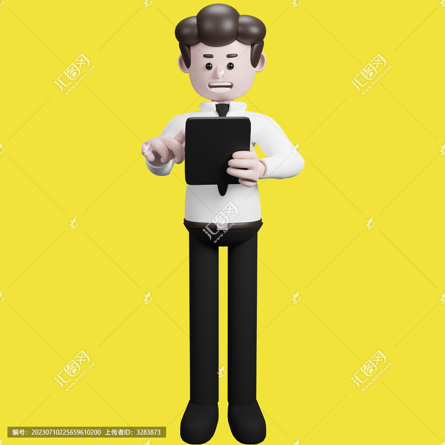 商務(wù)精英3d模型
