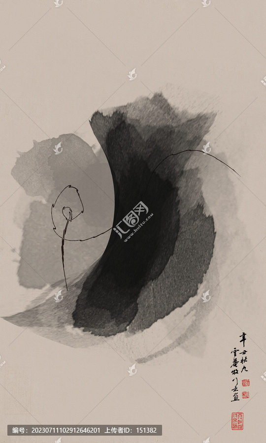 意境水墨裝飾畫(huà)