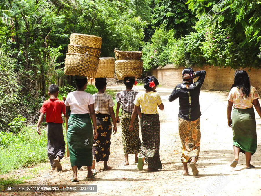 缅甸蒲甘乡村生活