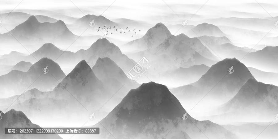 水墨山水畫