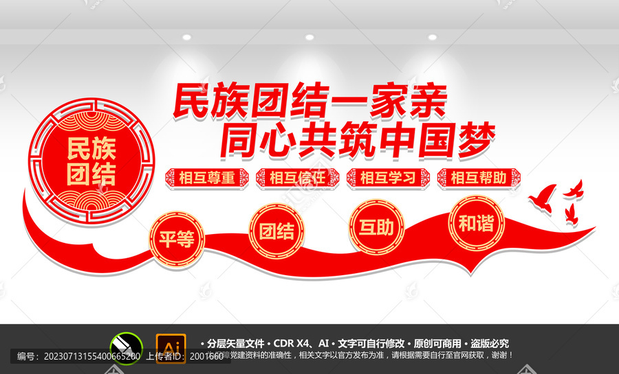 民族團(tuán)結(jié)文化墻