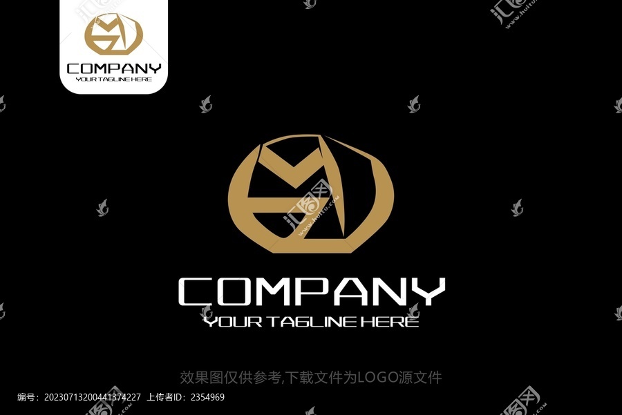 GM标志建筑地产物业logo