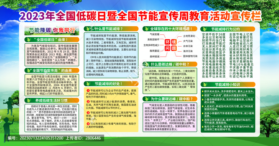 全國節(jié)能宣傳周全國低碳日