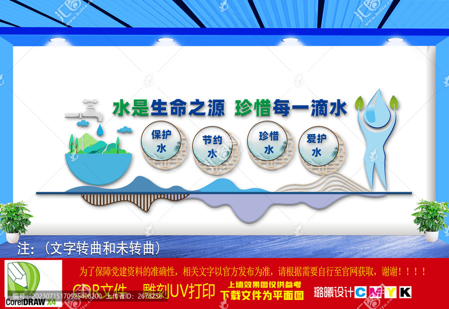 珍惜每一滴水