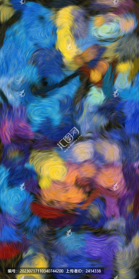 抽象油畫