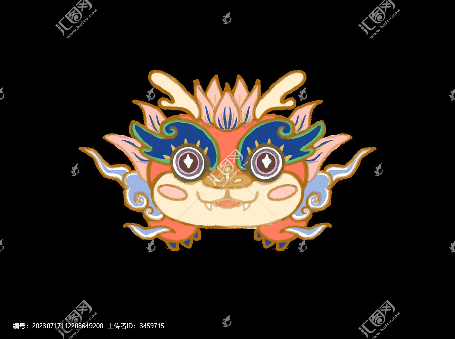 手繪感龍頭