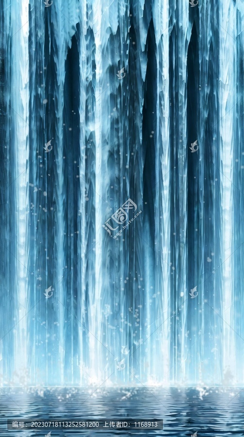 流水瀑布裝飾畫