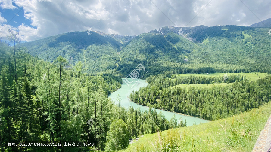 喀纳斯湖神仙湾