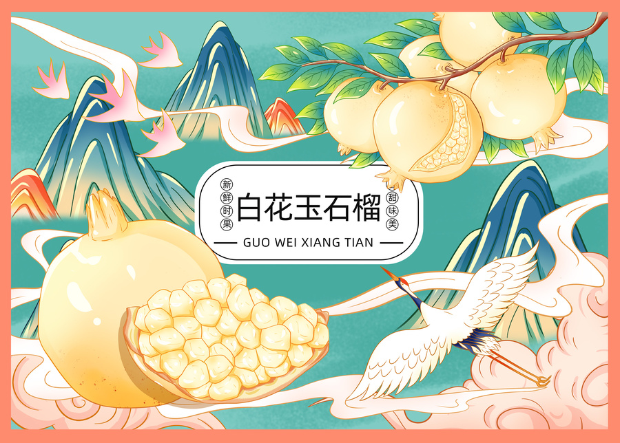 白花玉石榴包裝