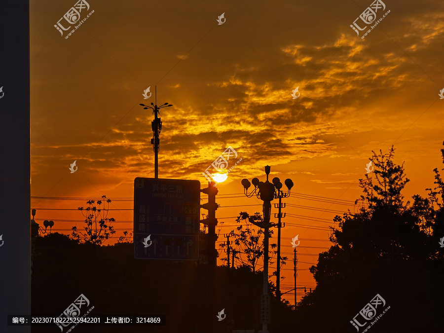 夕阳西下日落