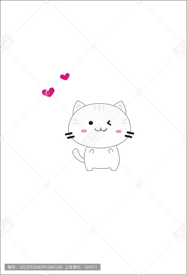 卡通小貓