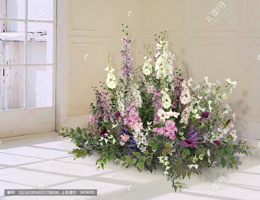 窗邊花藝組