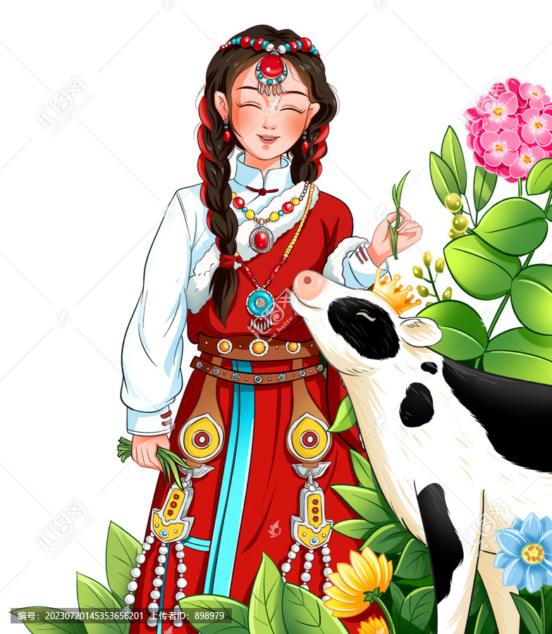 奶制品插畫