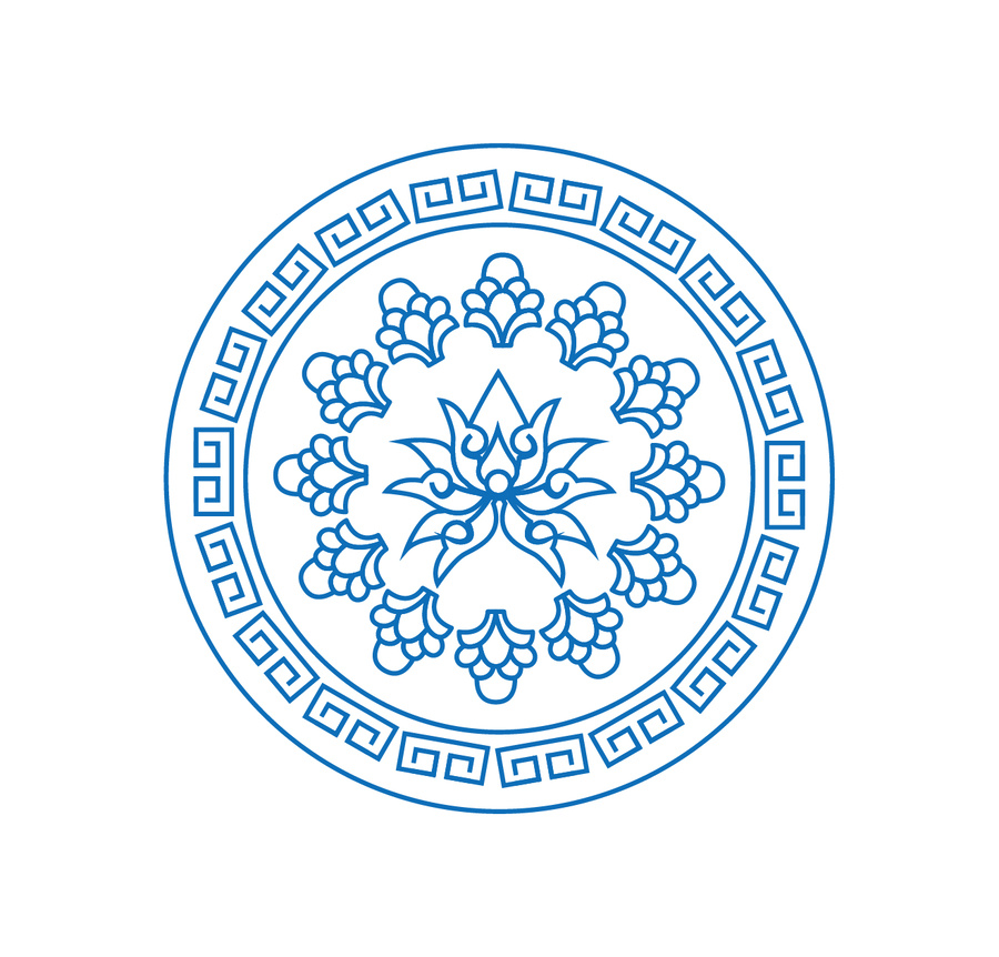 復古花紋