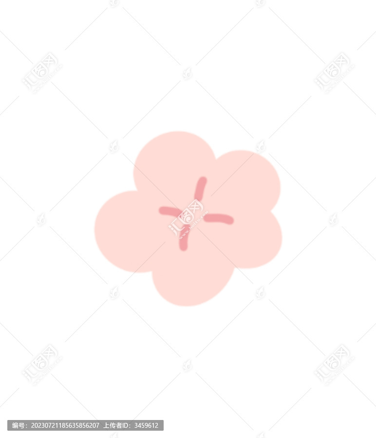 浅粉色花朵