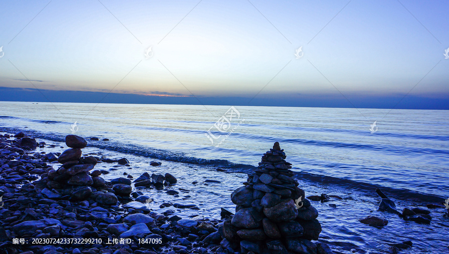 青海湖晨曦