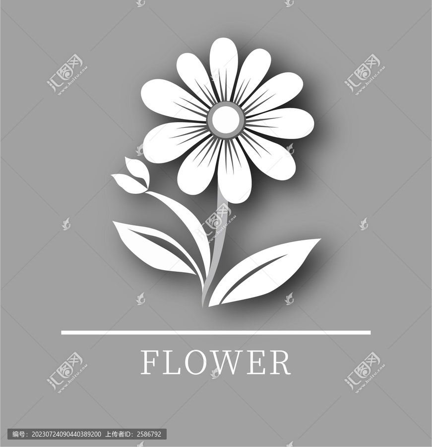 花朵矢量圖形