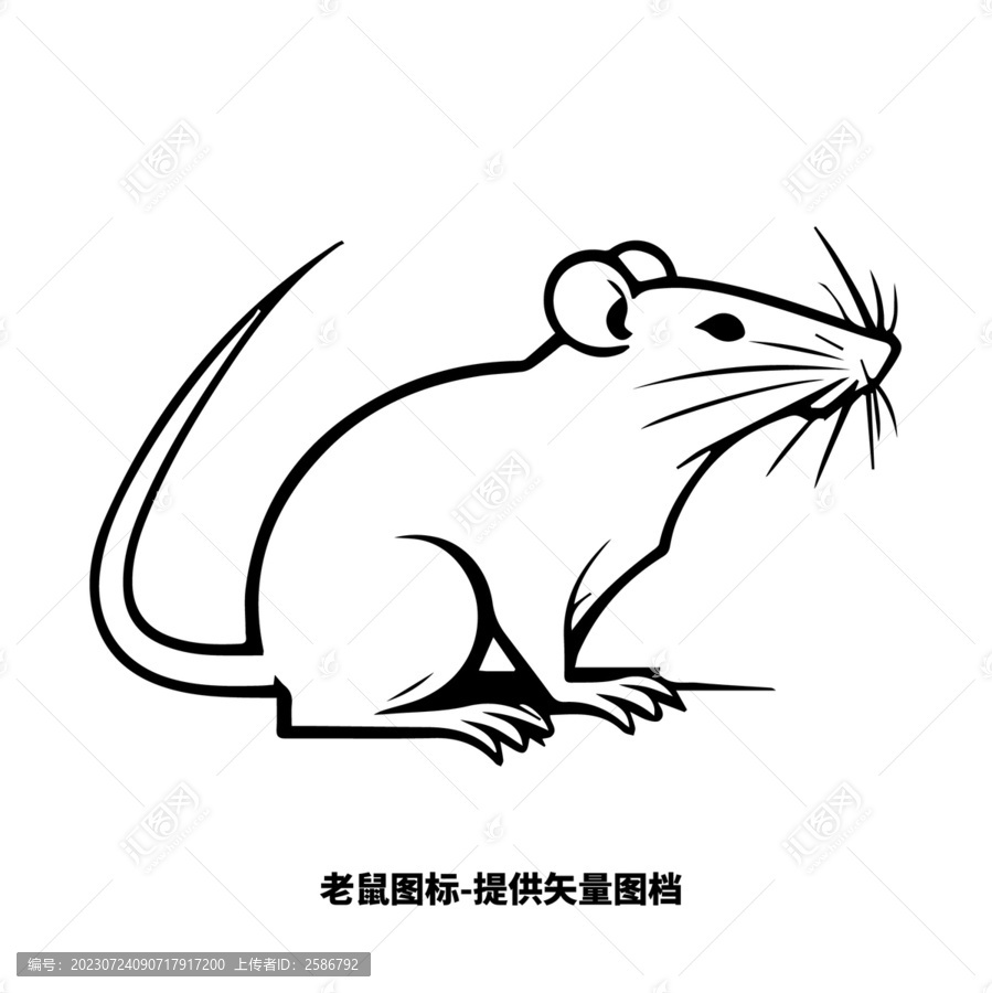 老鼠矢量圖標(biāo)
