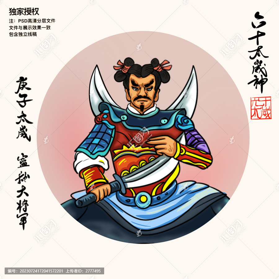 庚子太歲盧秘大將軍