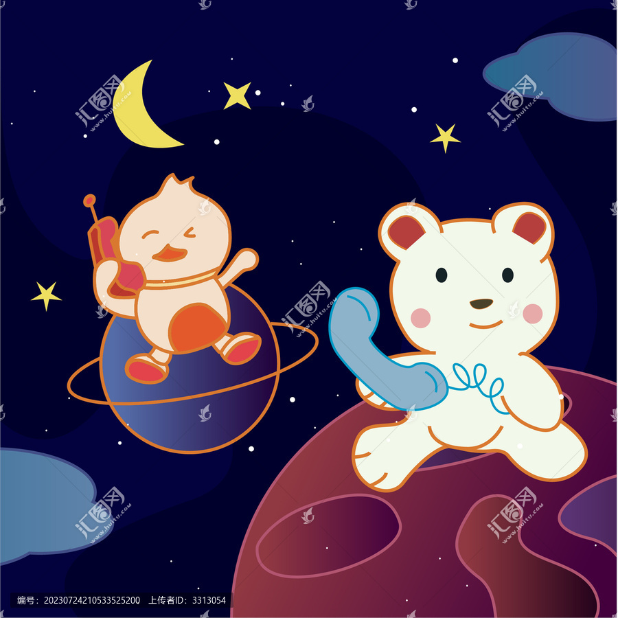 太空可愛(ài)小熊