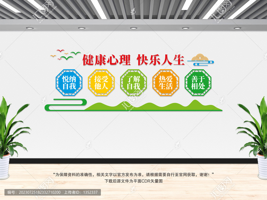 健康心理文化墻