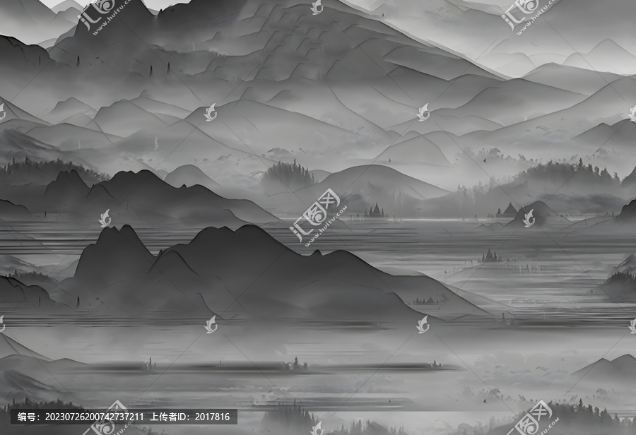 大氣意境山水