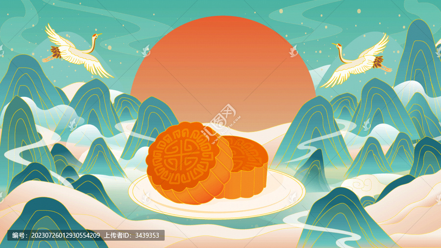 中秋節(jié)插畫
