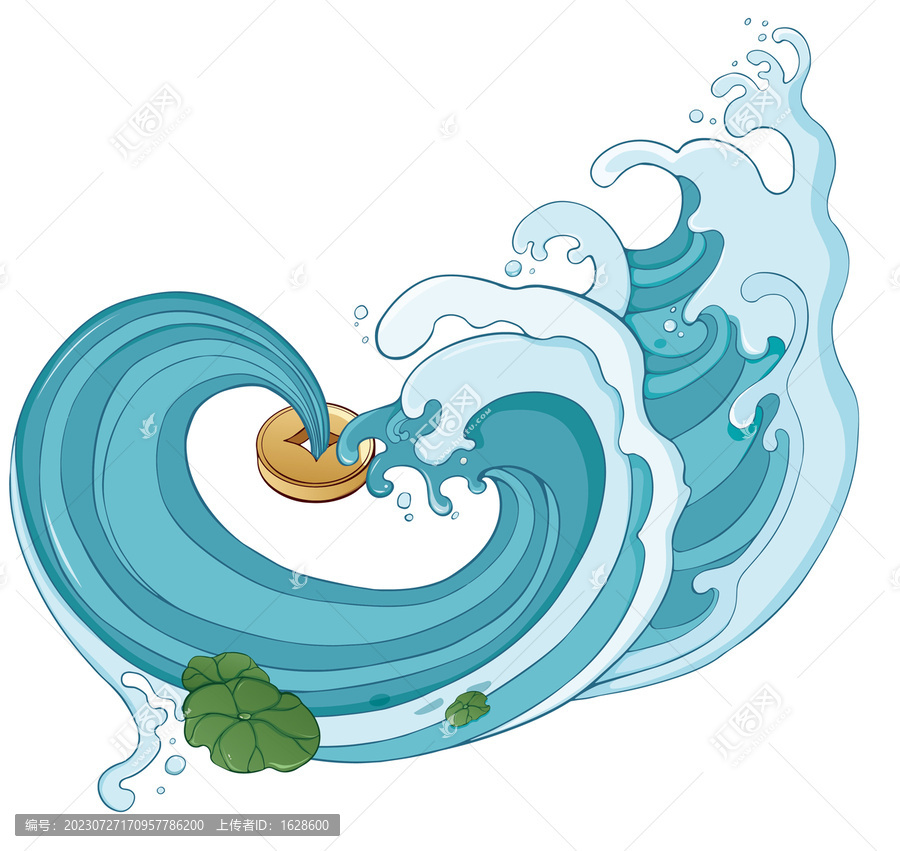 中國元素水花