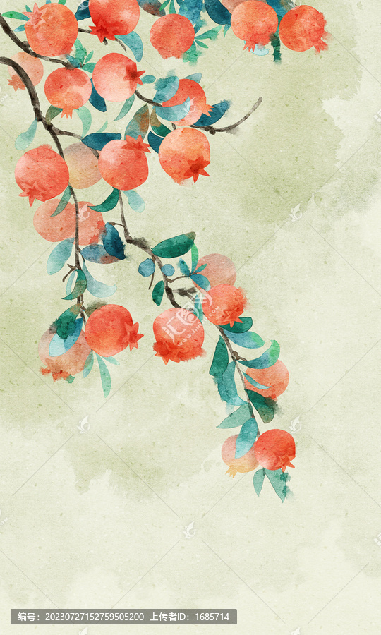 古風(fēng)石榴