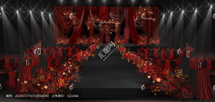 紅色布?；槎Y