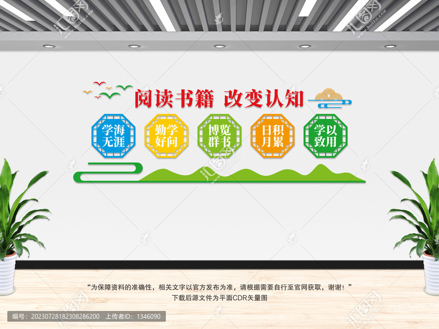 圖書館文化墻