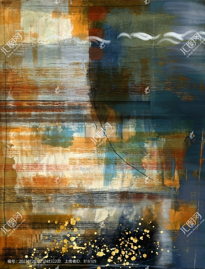 抽象油畫