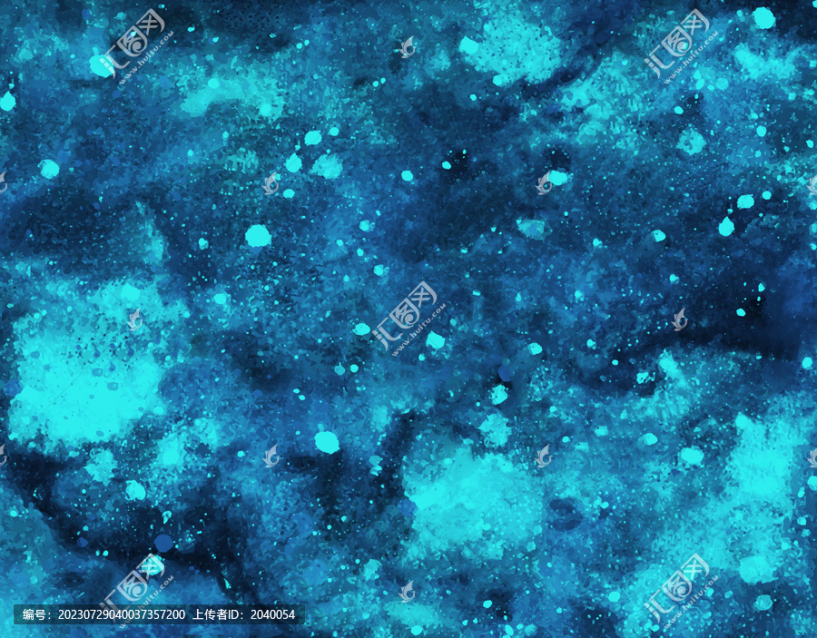 迷幻水彩星空背景