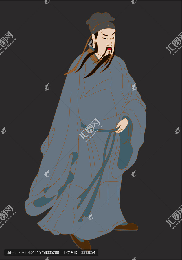 護法天王圖