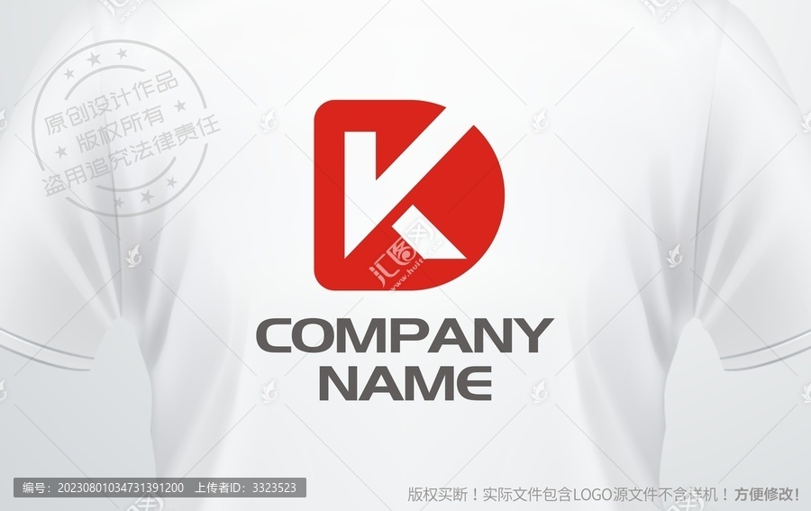字母DK組合設計logo