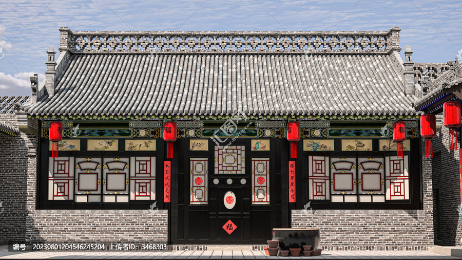 山西四合院廂房