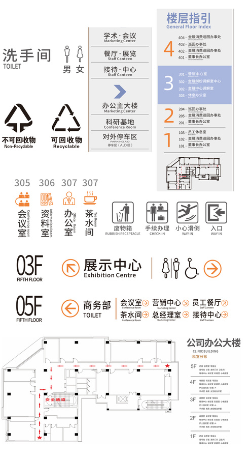 公司商場VI導視系統(tǒng)
