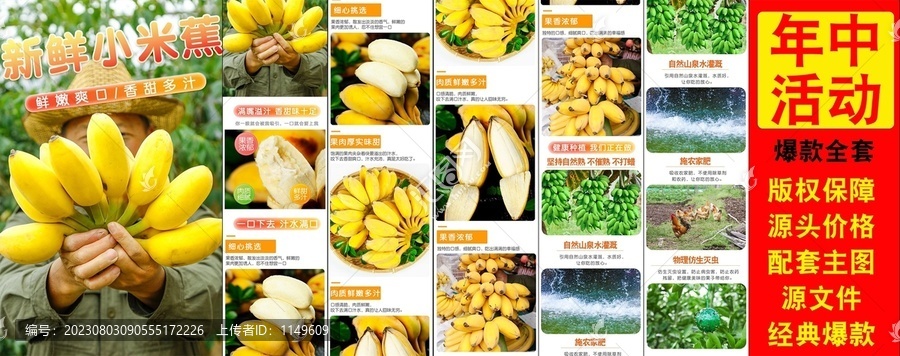 新鮮小米蕉詳情頁
