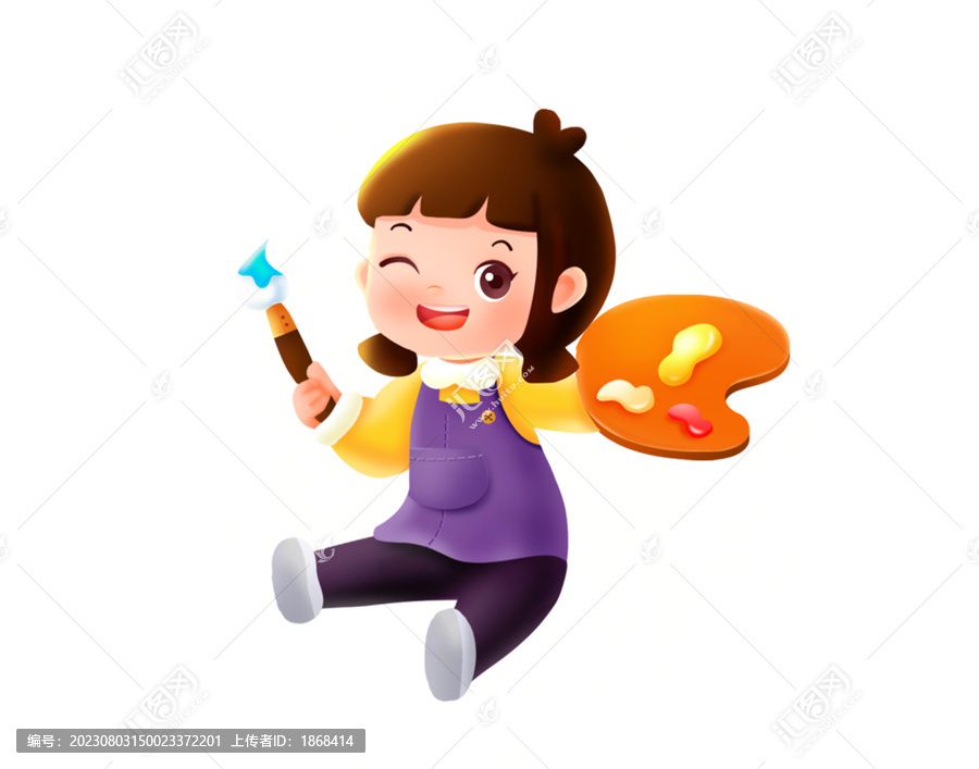 兒童美術教育插畫