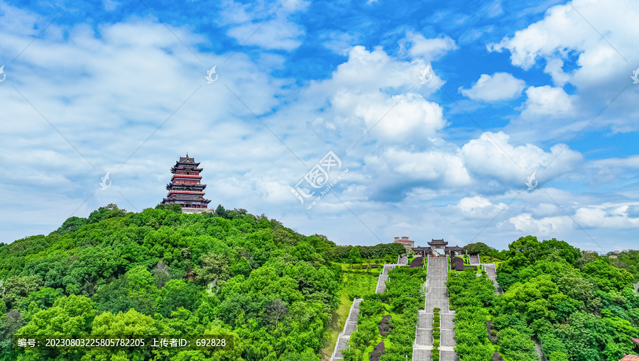 九江南山公园德化楼