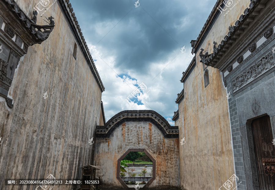 呈坎八卦村古建筑风光