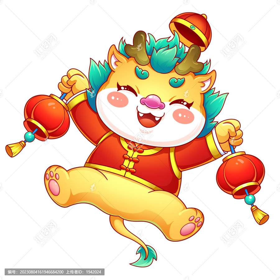 龍年卡通圖案形象