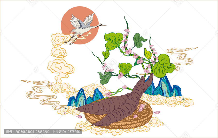 葛根插畫