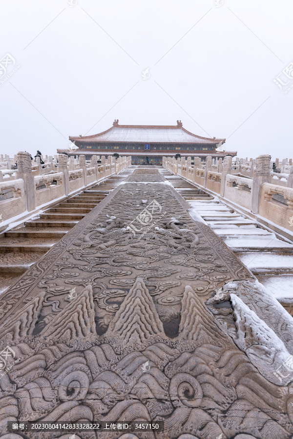 北京故宫雪景