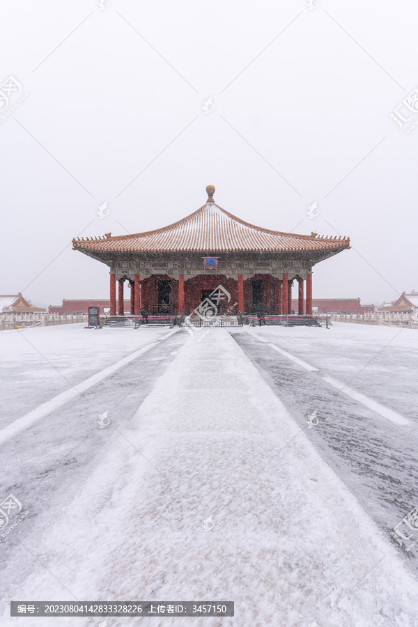 北京故宫雪景