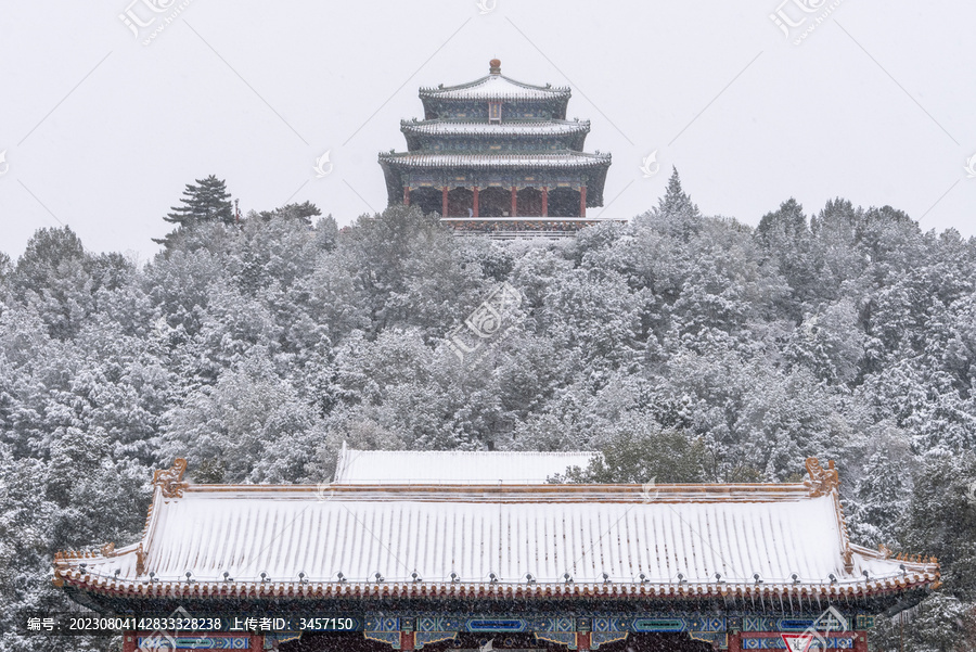 北京故宫雪景