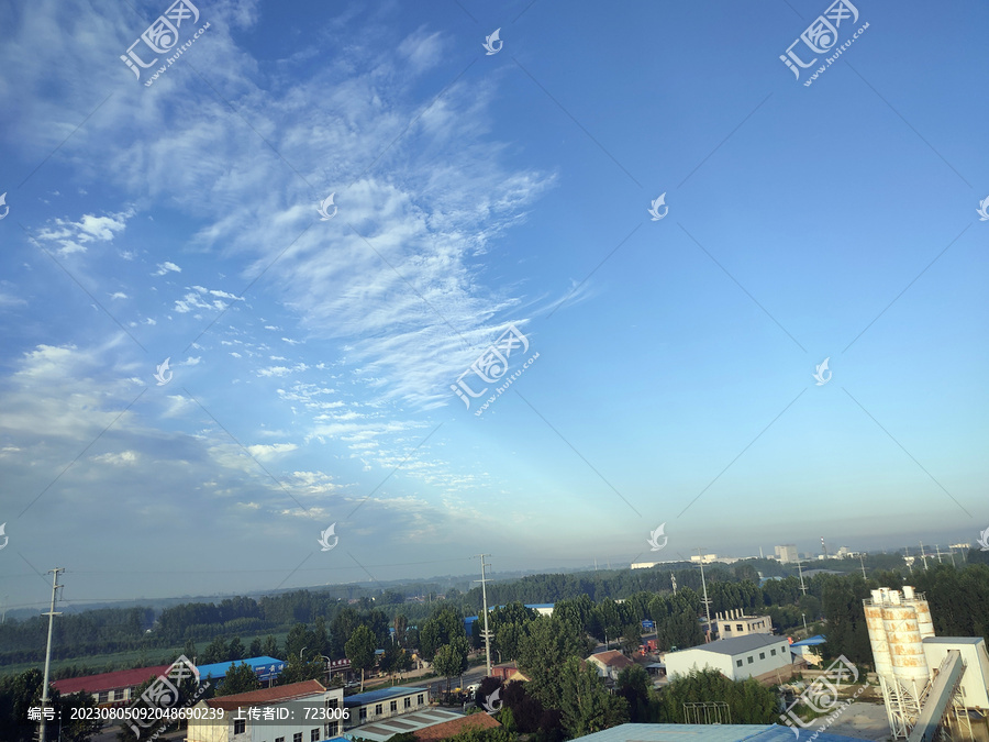 天空蓝天