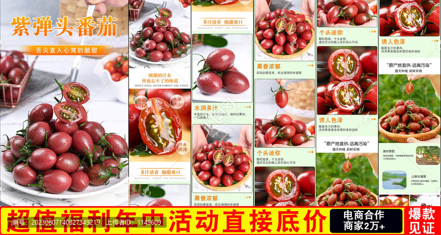 紫彈頭番茄詳情頁
